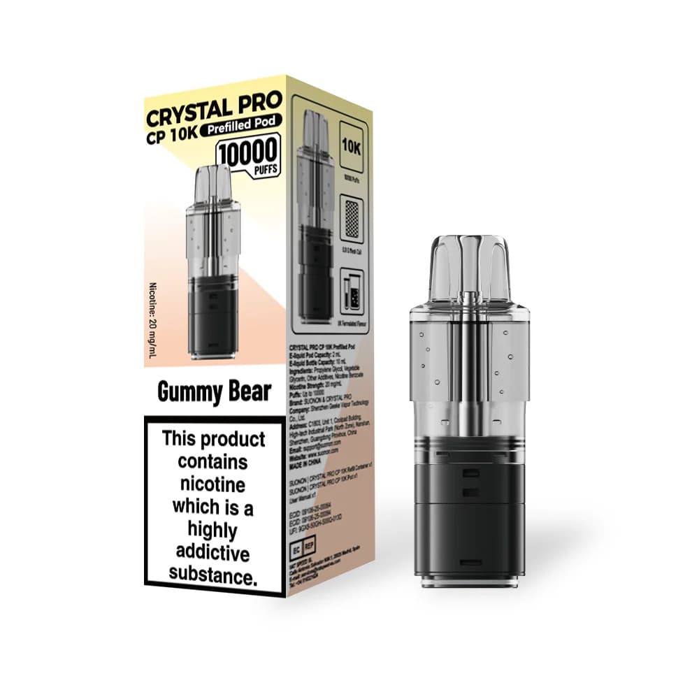  Gummy Bear Crystal Pro CP 10k Pods Pack of 5