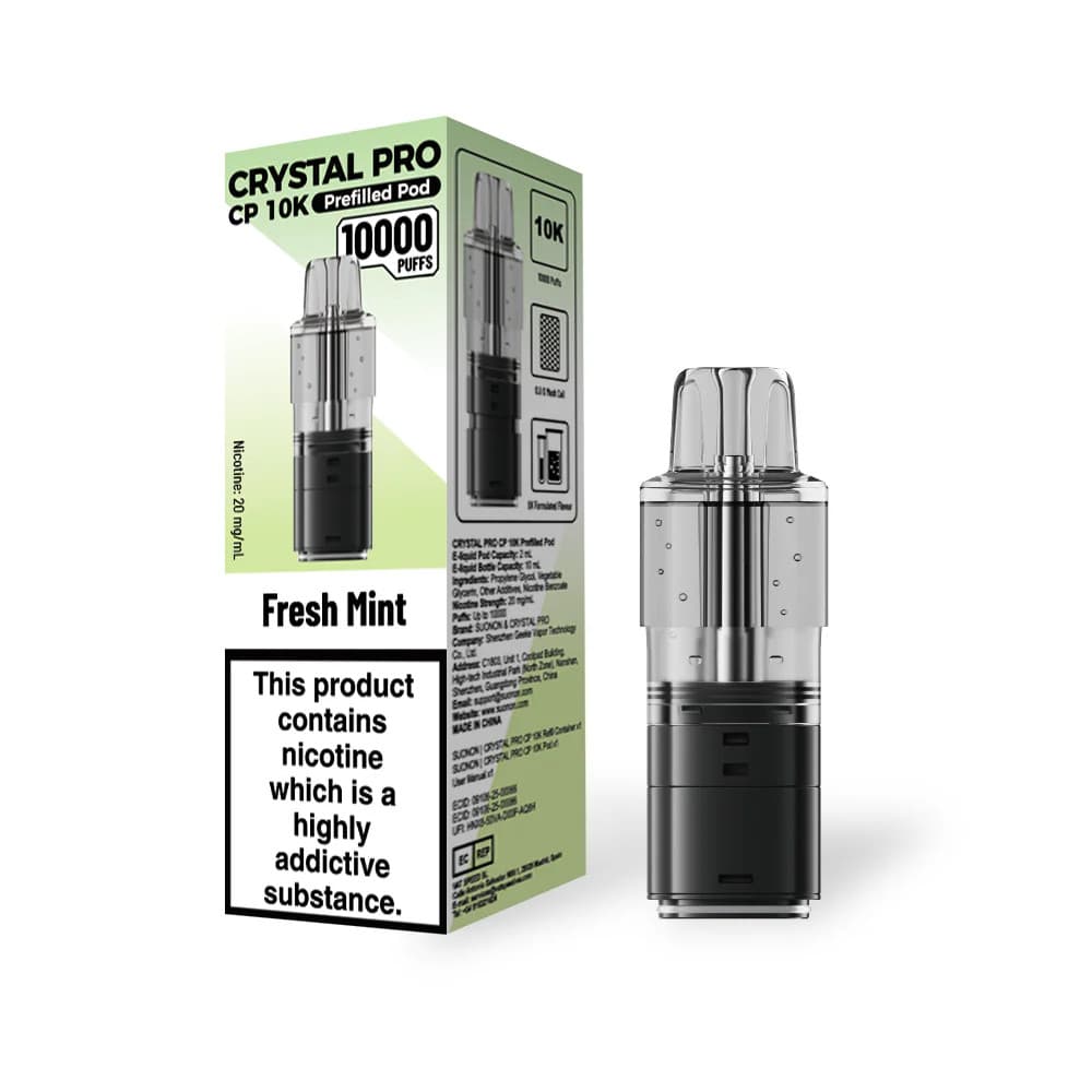  Fresh Mint Crystal Pro CP 10k Pods Pack of 5