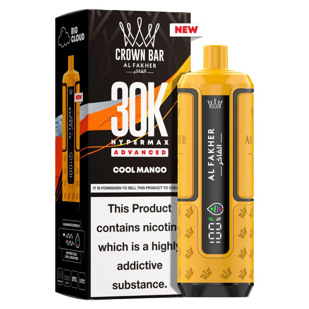  Cool Mango Al Fakher 30k Hypermax Prefilled Pod Kit Box of 5
