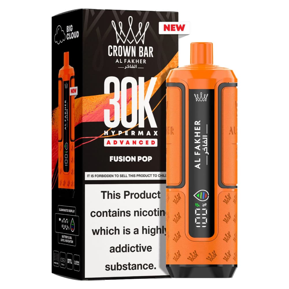  Fusion Pop Al Fakher 30k Hypermax Prefilled Pod Kit Box of 5