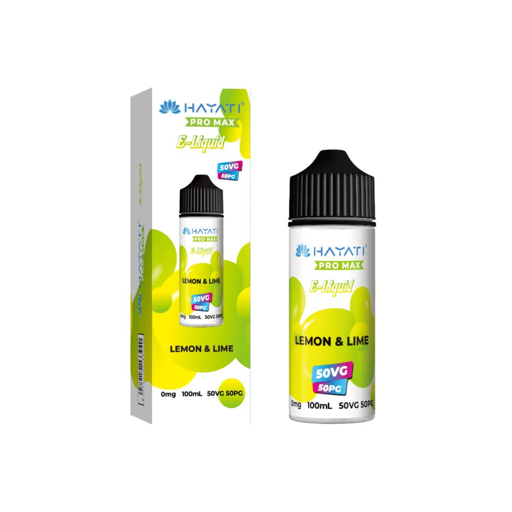  Lemon Lime Hayati Pro Max 100ml E-Liquids 50/50