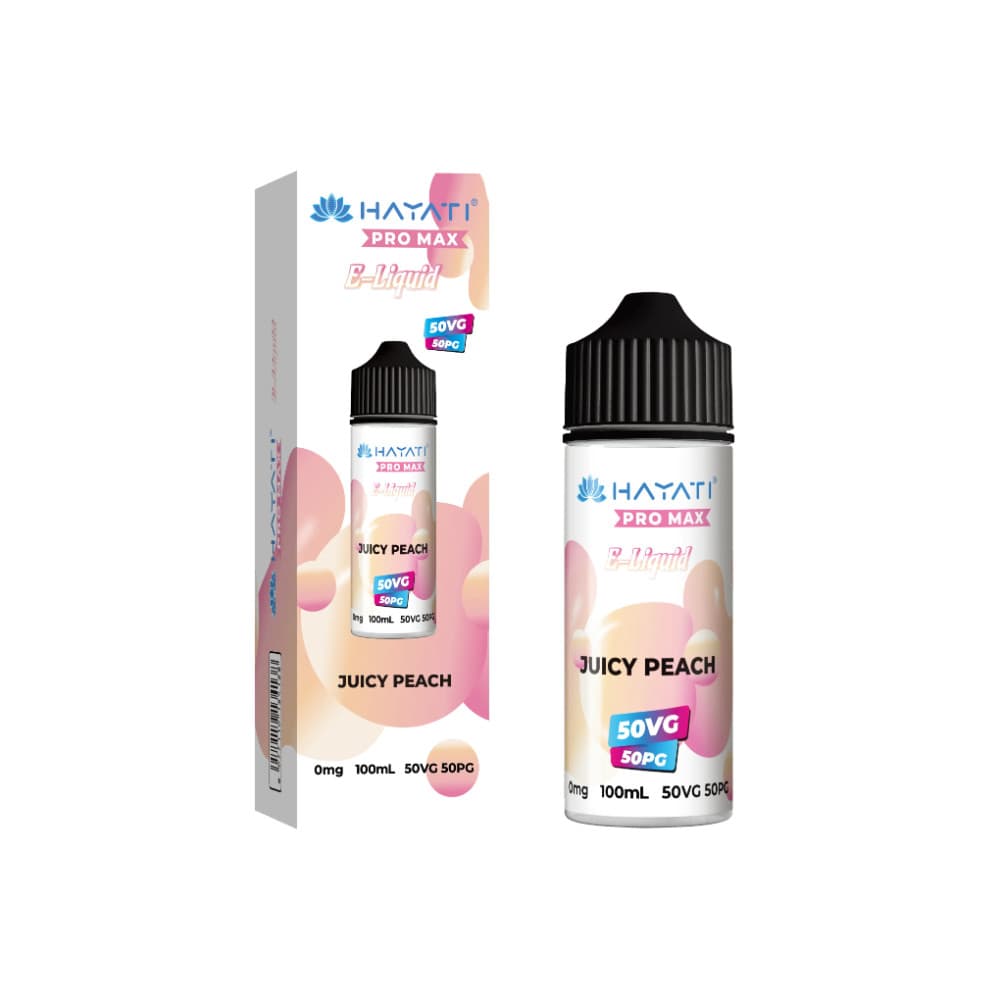  Juicy Peach Hayati Pro Max 100ml E-Liquids 50/50