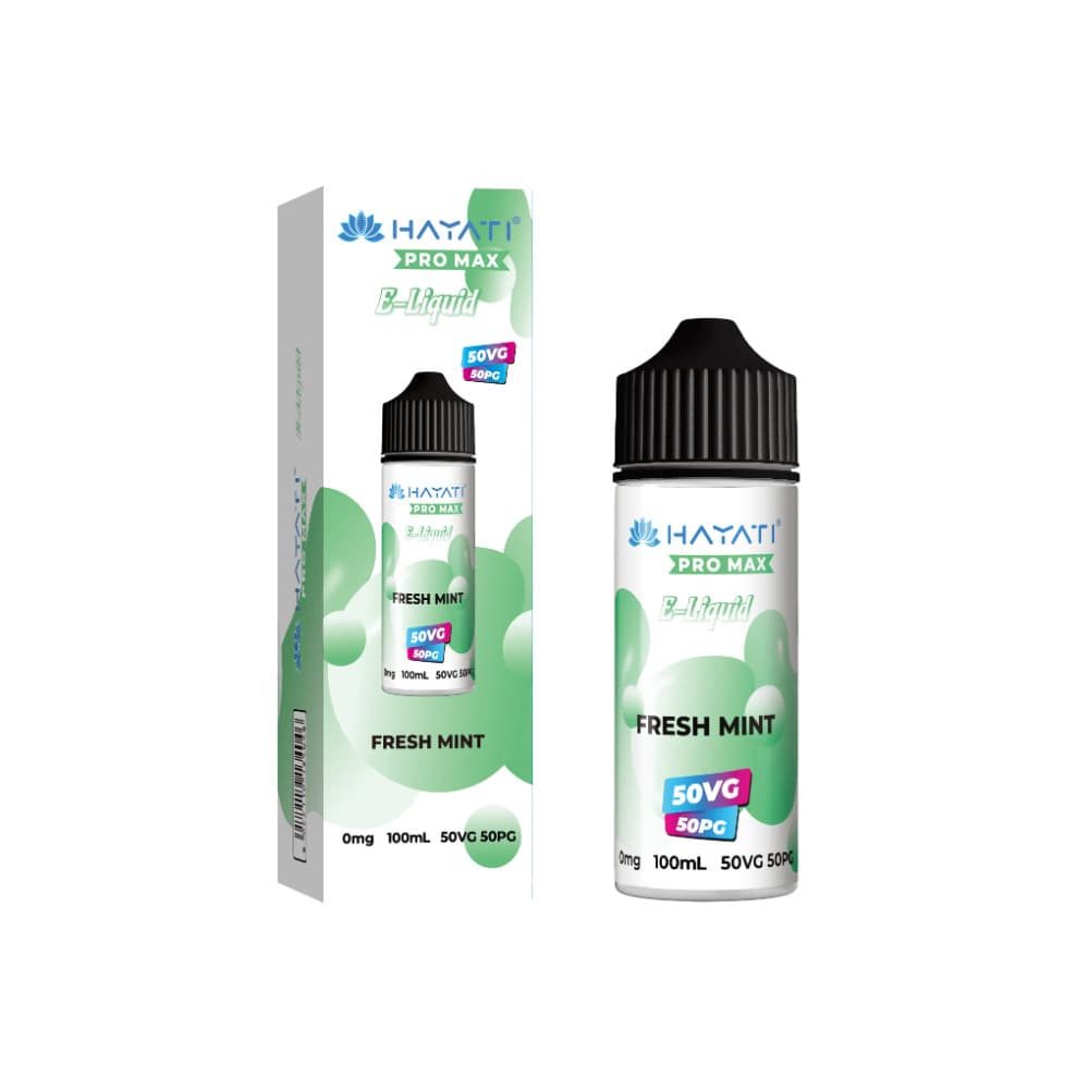  Fresh Mint Hayati Pro Max 100ml E-Liquids 50/50