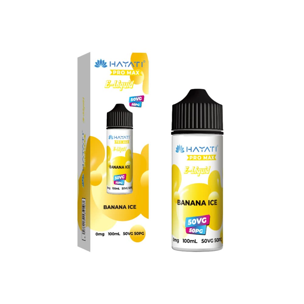  Banana Ice Hayati Pro Max 100ml E-Liquids 50/50