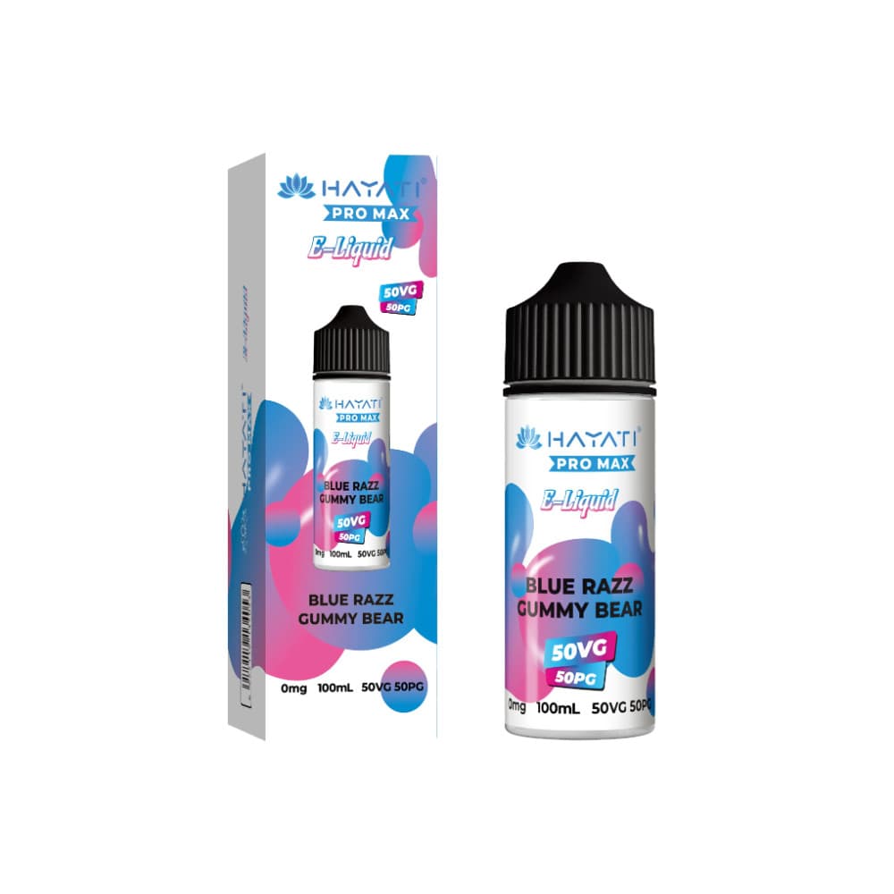  Blue Razz Gummy Bear Hayati Pro Max 100ml E-Liquids 50/50