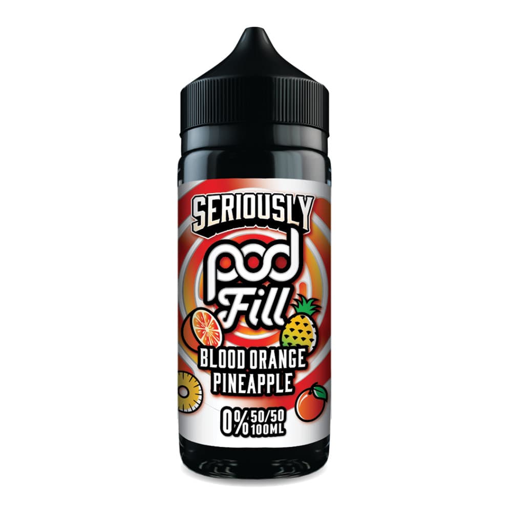  Blood Orange Pineapple Doozy Vape Seriously Pod Fill 100ml E-Liquids