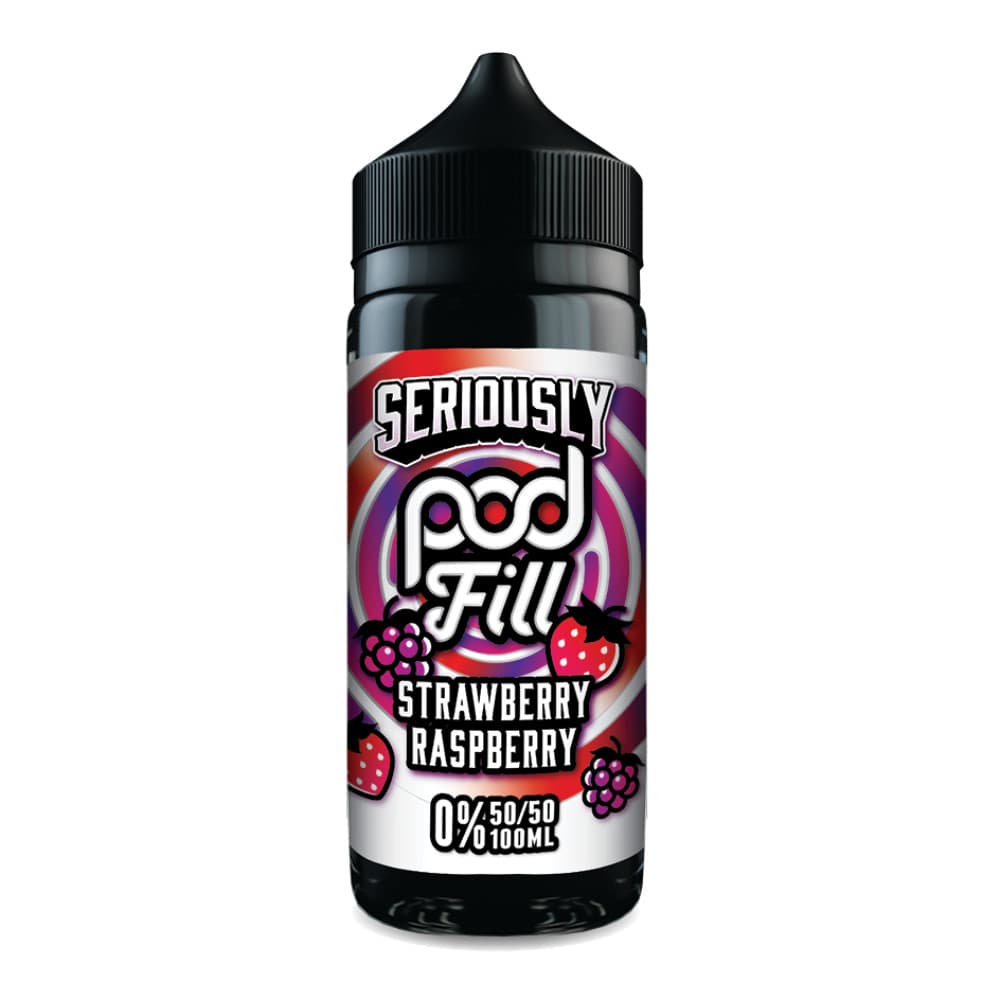  Strawberry Raspberry Doozy Vape Seriously Pod Fill 100ml E-Liquids