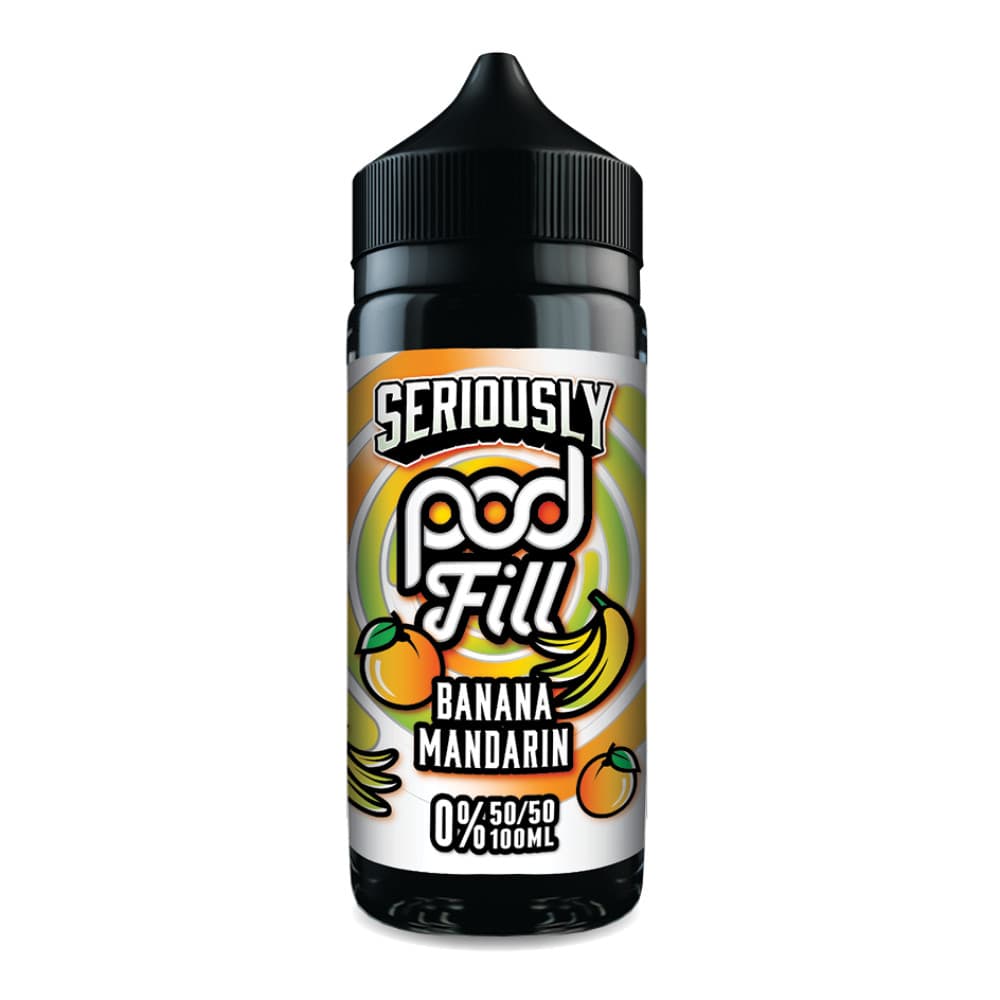  Banana Mandarin Doozy Vape Seriously Pod Fill 100ml E-Liquids
