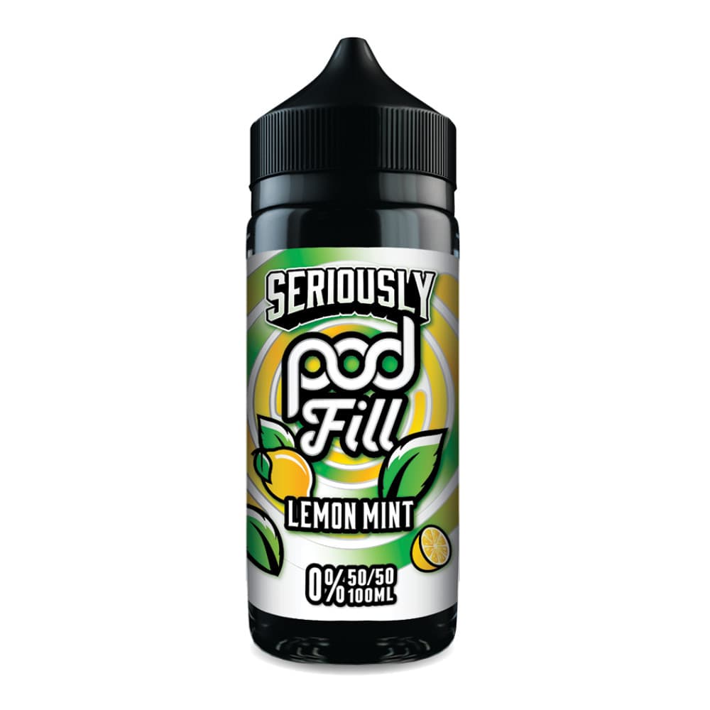  Lemon Mint Doozy Vape Seriously Pod Fill 100ml E-Liquids