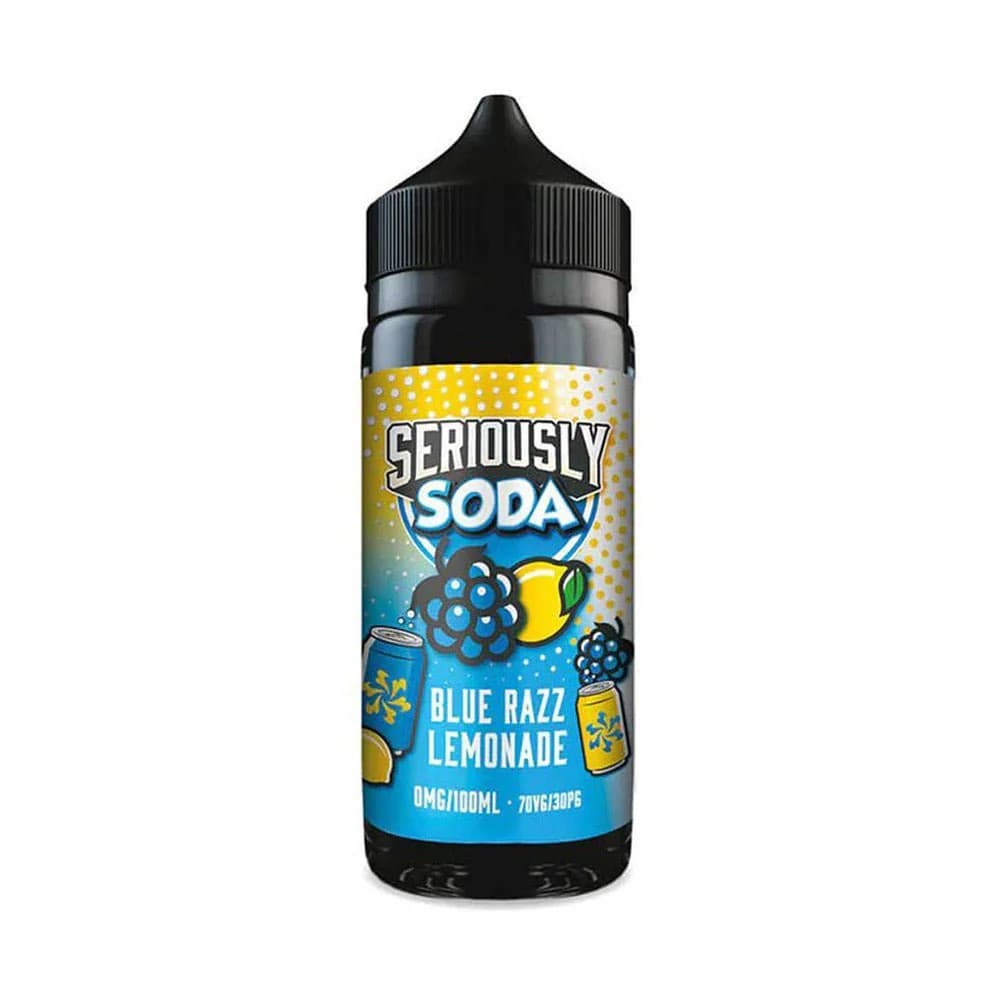  Blue Razz Lemonade Doozy Vape Seriously Soda 100ml E-Liquid