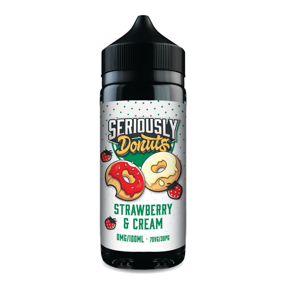  Strawberry & Cream Seriously Donuts 100ml E-Liquids