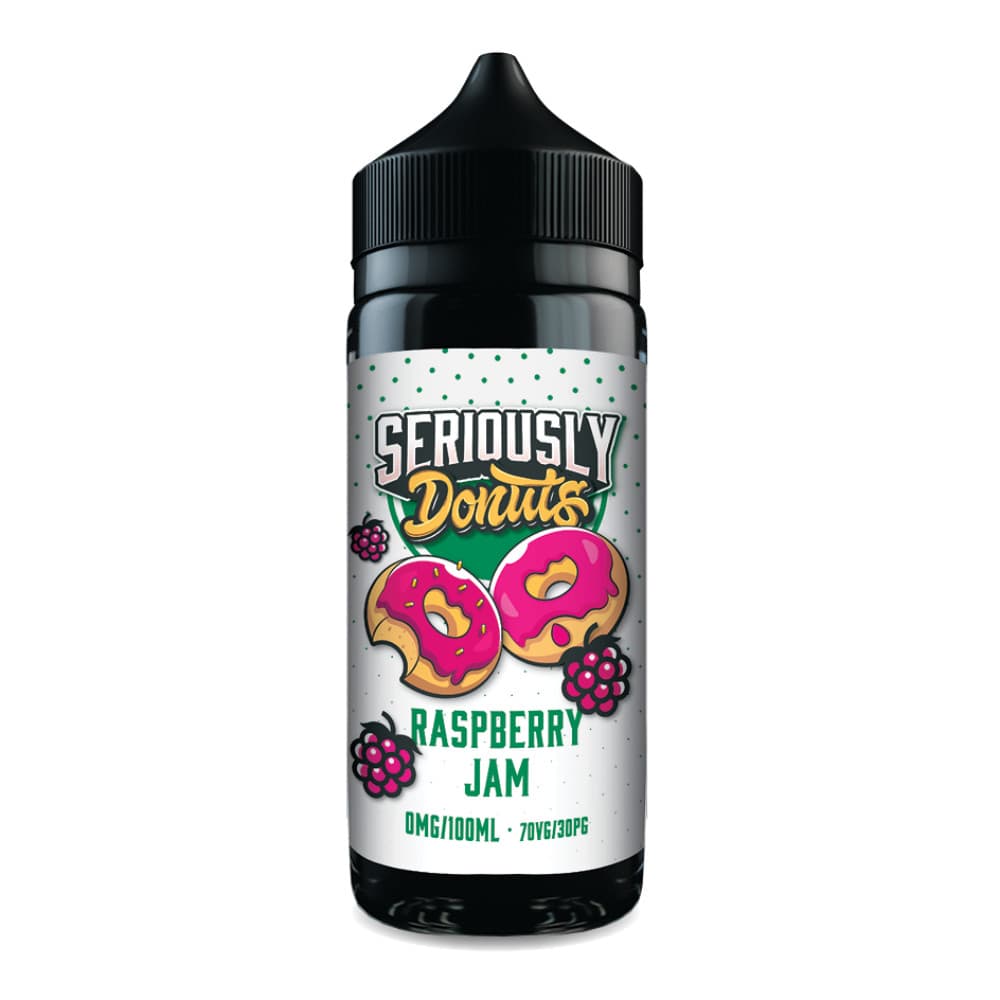  Raspberry Jam Seriously Donuts 100ml E-Liquids
