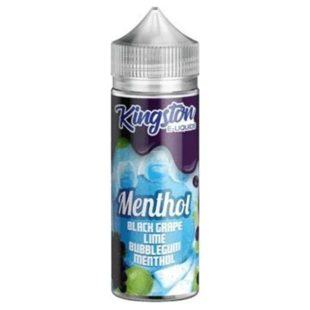  Black Grape Lime Bubble Gum Menthol Kingston Menthol 100ml E-Liquids