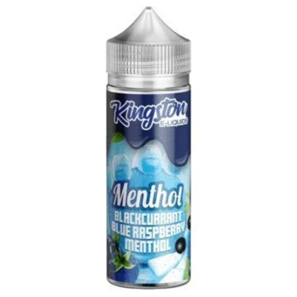  Blackcurrant Blue Raspberry Menthol Kingston Menthol 100ml E-Liquids
