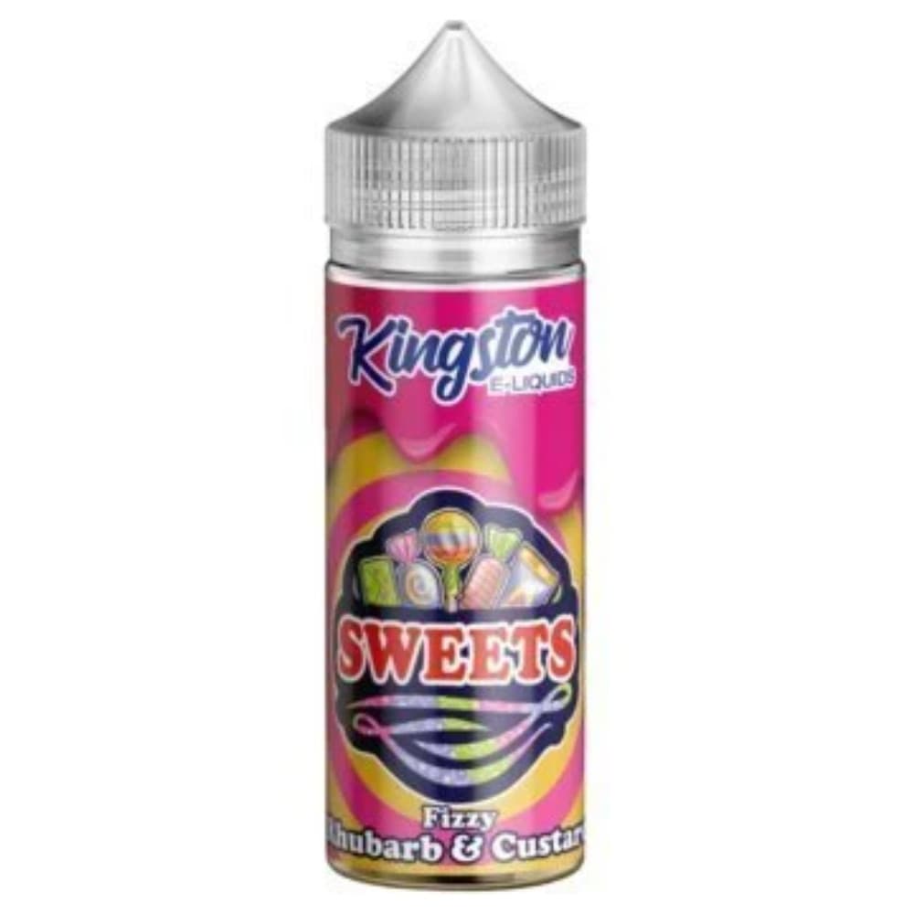  Fizzy Rhubarb & Custard Kingston Sweets 100ml E-Liquids