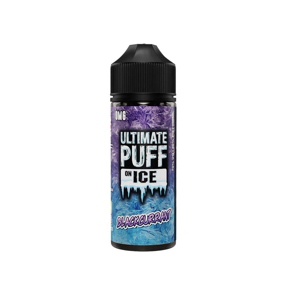  Blackcurrant Ultimate Puff on Ice 100ml E-Liquids