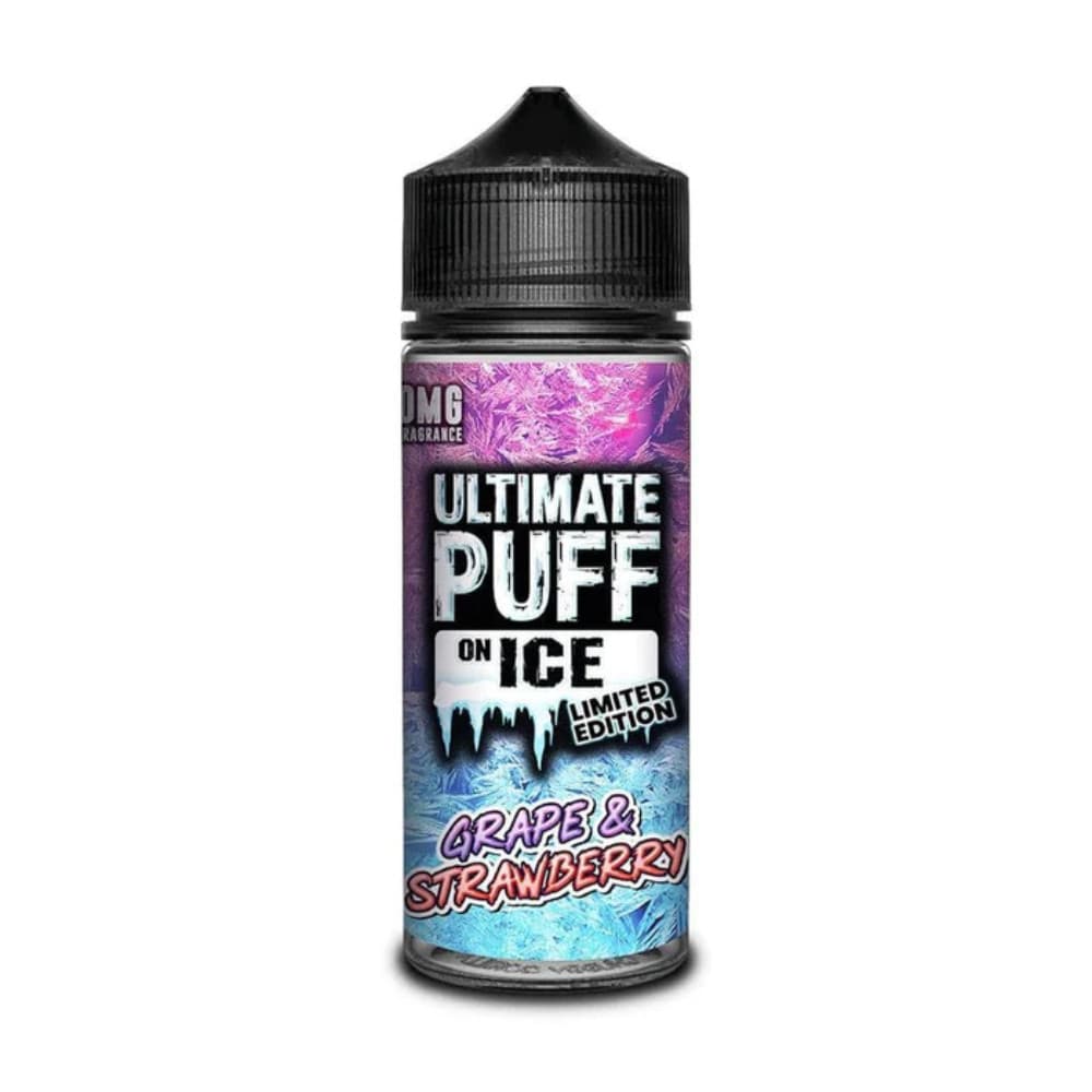  Grape & Strawberry Ultimate Puff on Ice 100ml E-Liquids