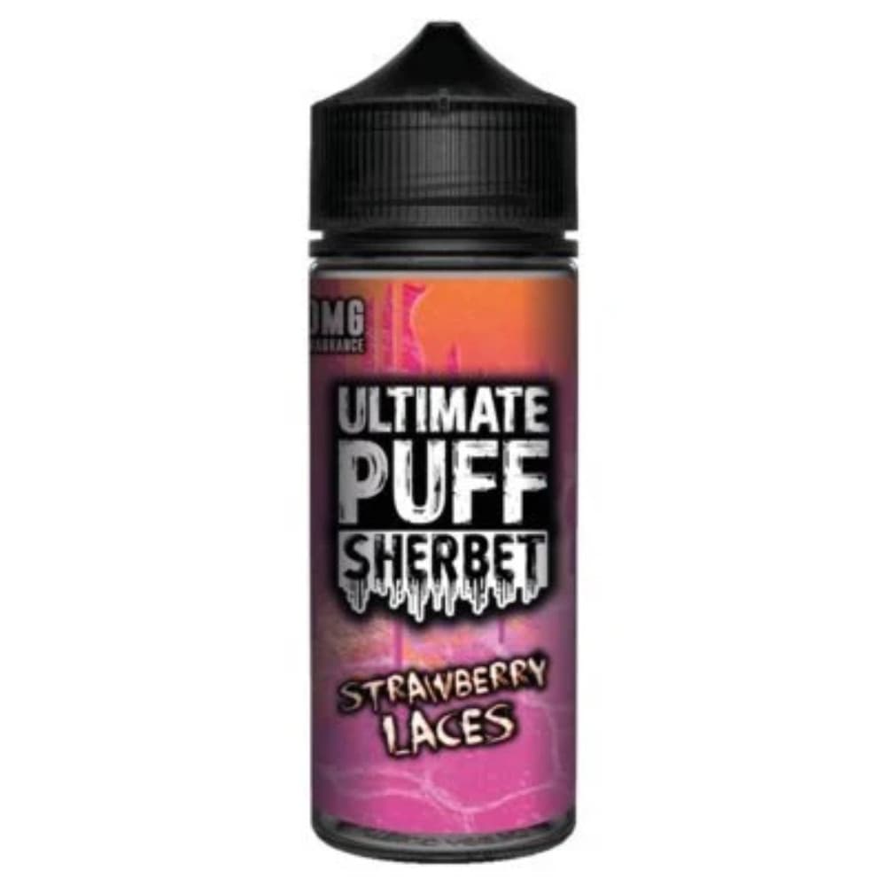  Strawberry Laces Ultimate Puff Sherbet 100ml E-Liquids
