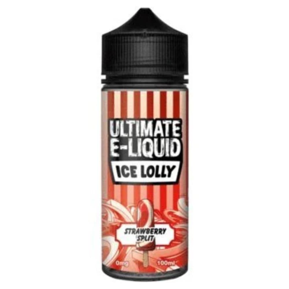  Strawberry Split Ultimate Puff Ice Lolly 100ml E-Liquids