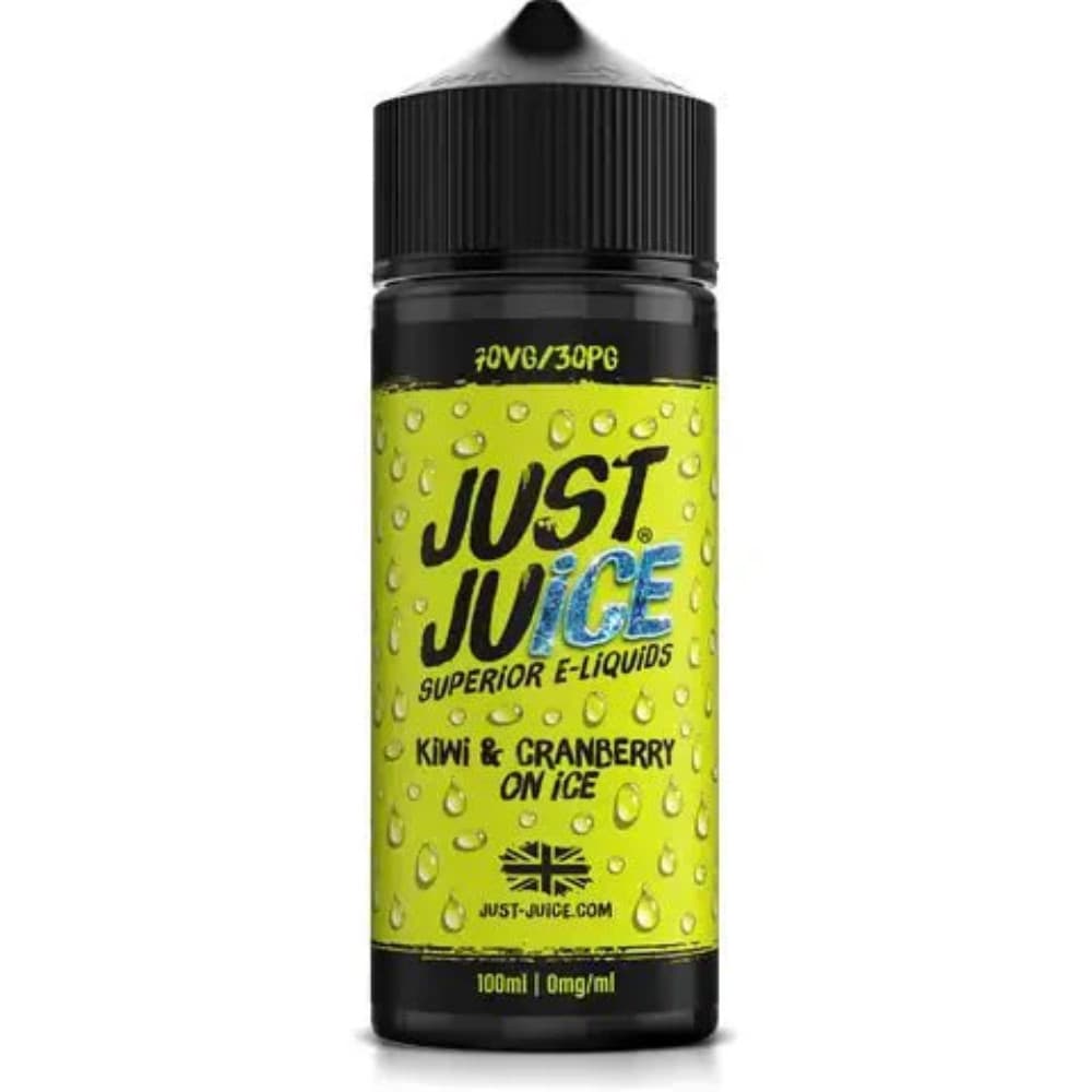  Kiwi & Cranberry on Ice Just Juice Iconic 100ml E-Liquids