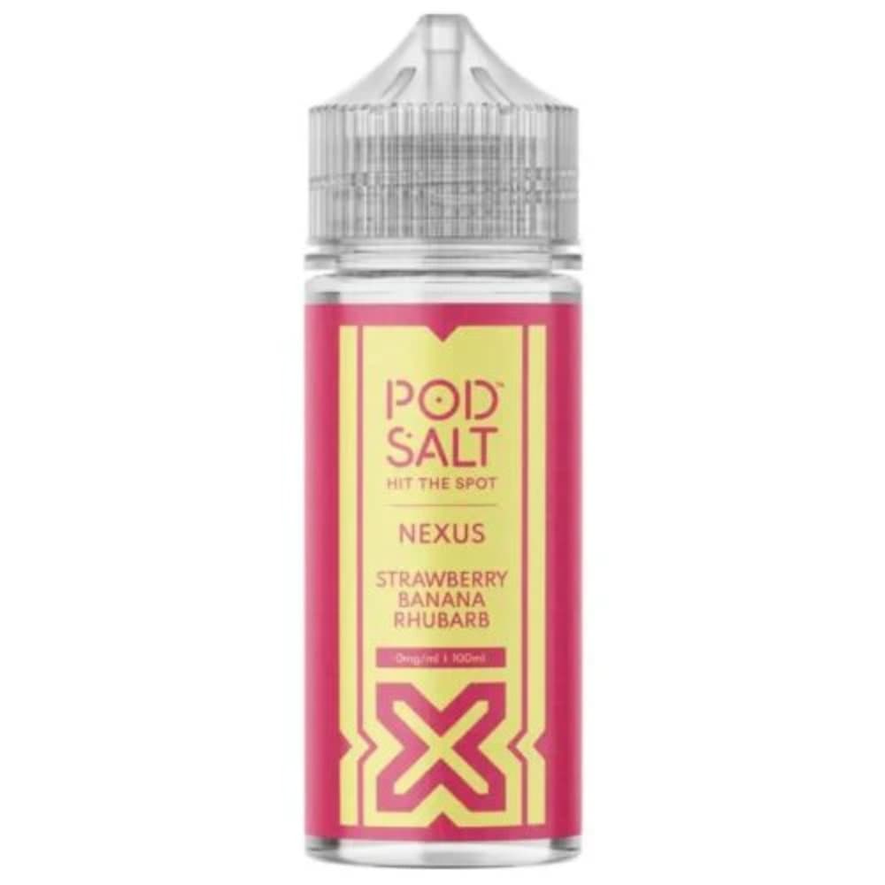  Strawberry Banana Rhubarb Pod Salt Nexus 100ml E-Liquids