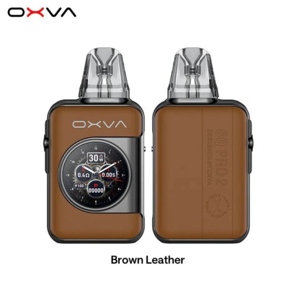  Brown Leather Oxva Xlim SQ Pro 2 Vape Pod Kit