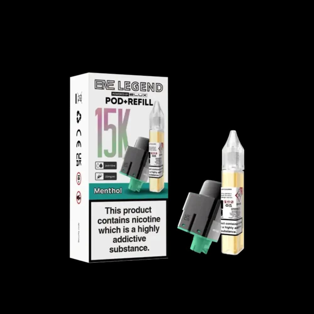  Menthol Elux Ene Legend 15k Pods Pack of 5