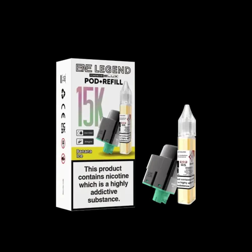  Banana Ice Elux Ene Legend 15k Pods Pack of 5