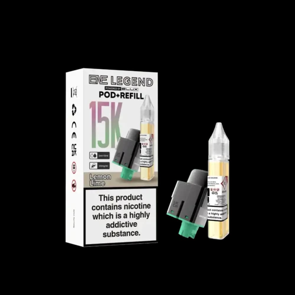  Lemon Lime Elux Ene Legend 15k Pods Pack of 5