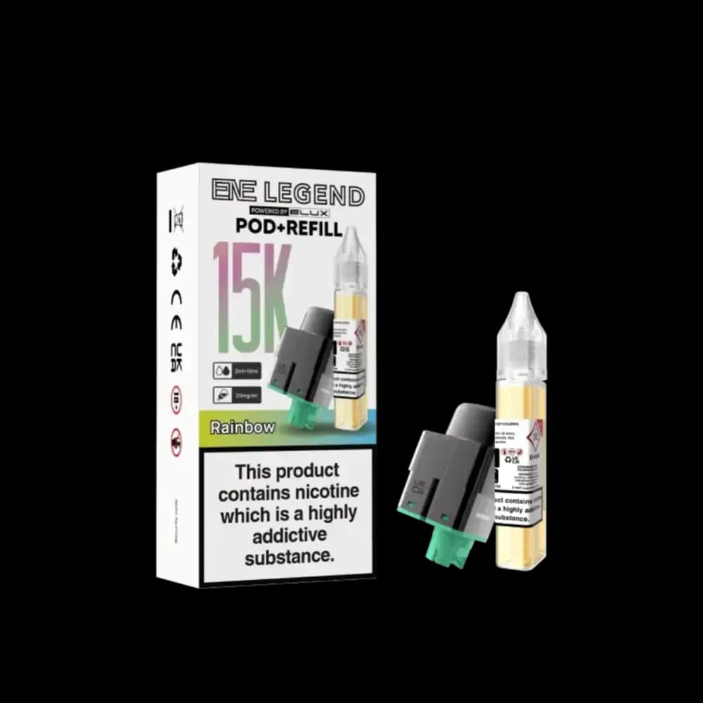  Rainbow Elux Ene Legend 15k Pods Pack of 5