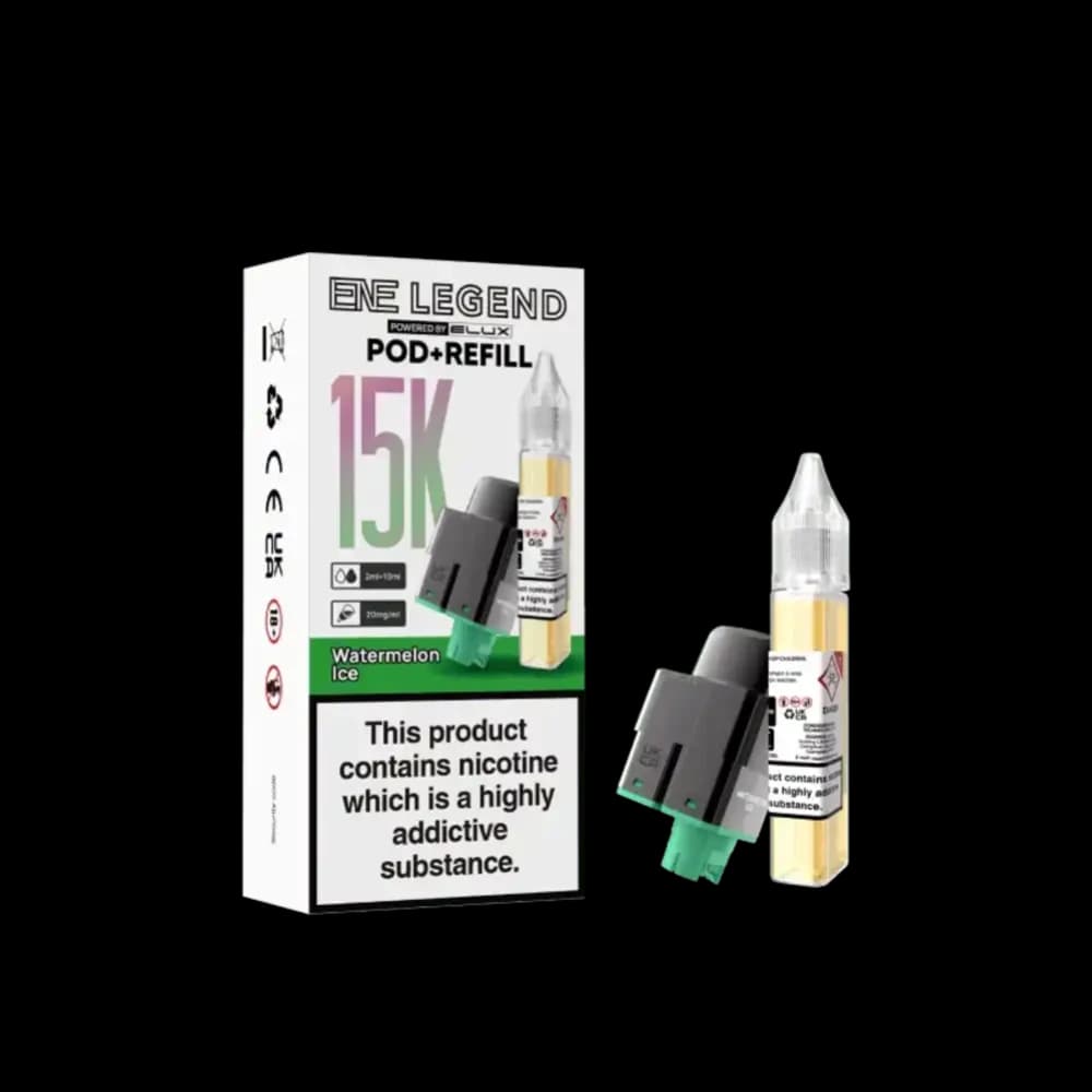  Watermelon Ice Elux Ene Legend 15k Pods Pack of 5