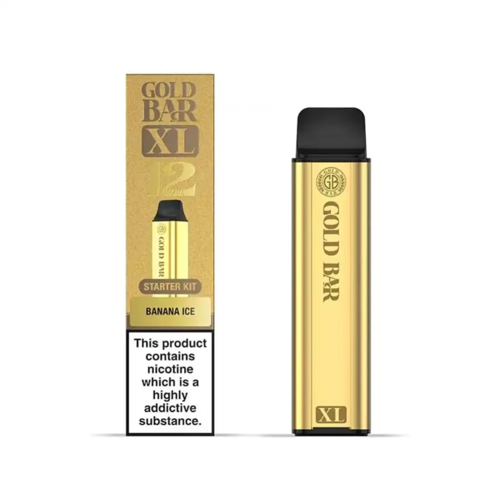  Banana Ice Gold Bar XL 10k Vape Kit Box of 5