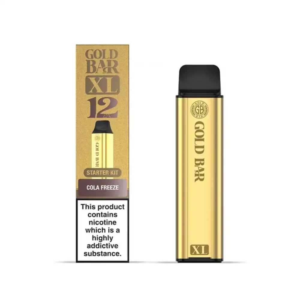  Cola Freeze Gold Bar XL 10k Vape Kit Box of 5