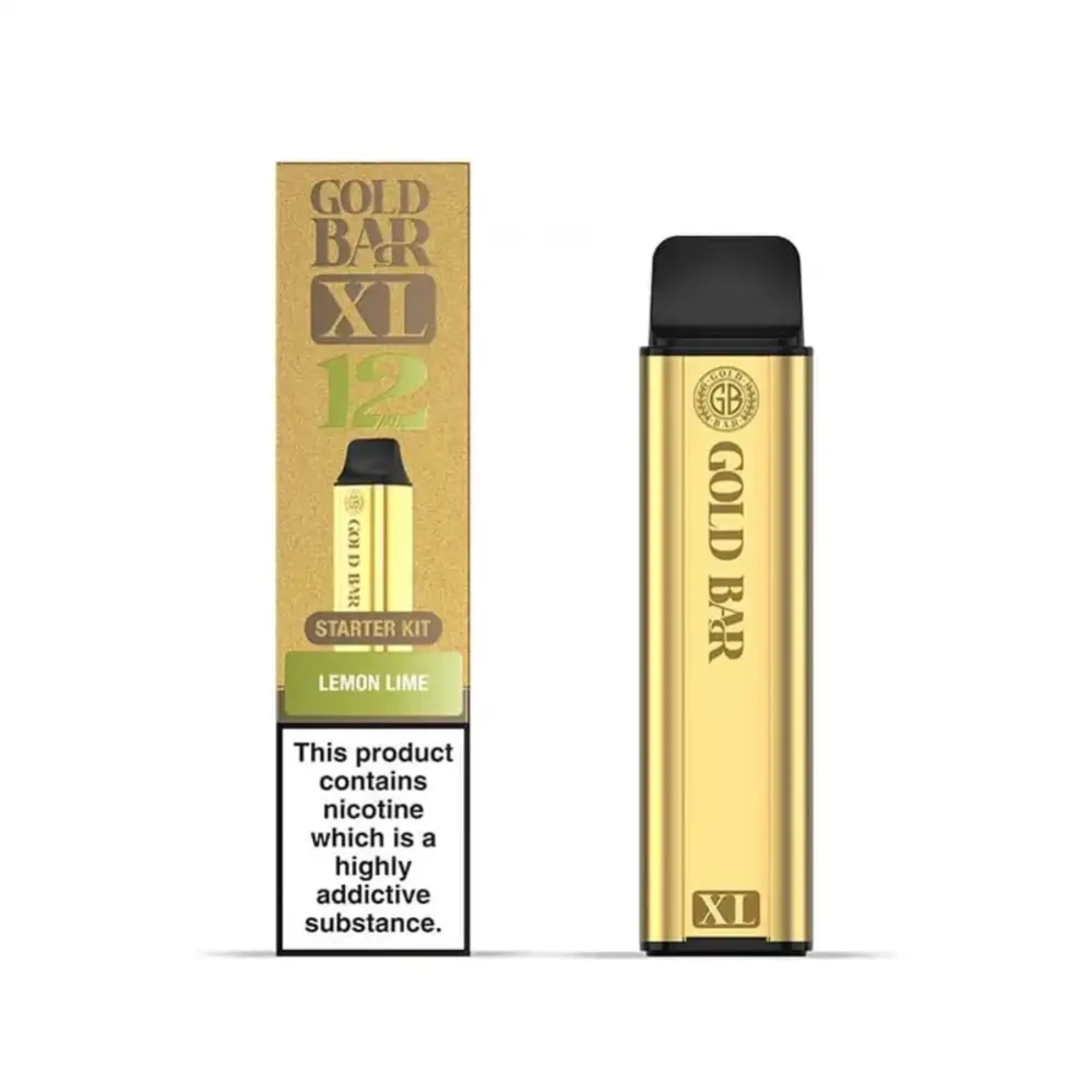  Lemon Lime Gold Bar XL 10k Vape Kit Box of 5