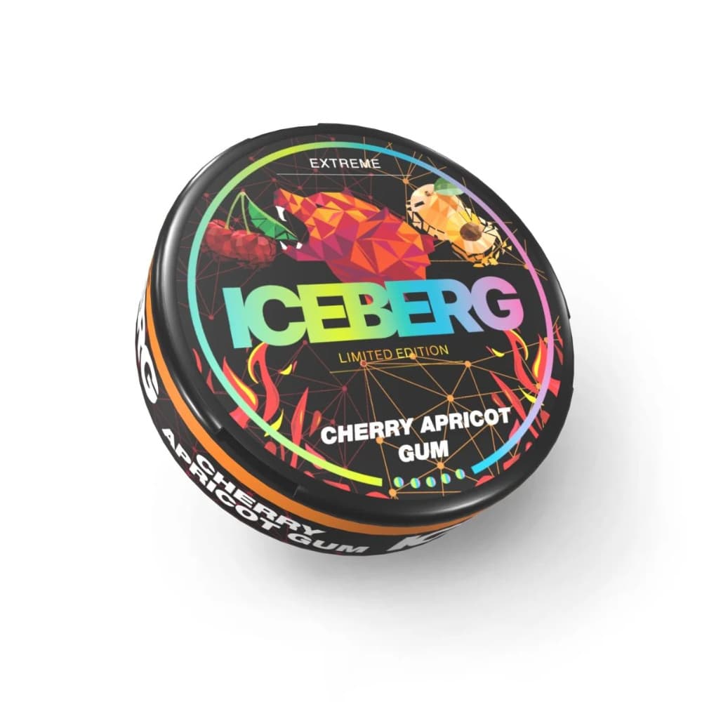  Cherry Apricot Gum Iceberg Nicotine Pouches
