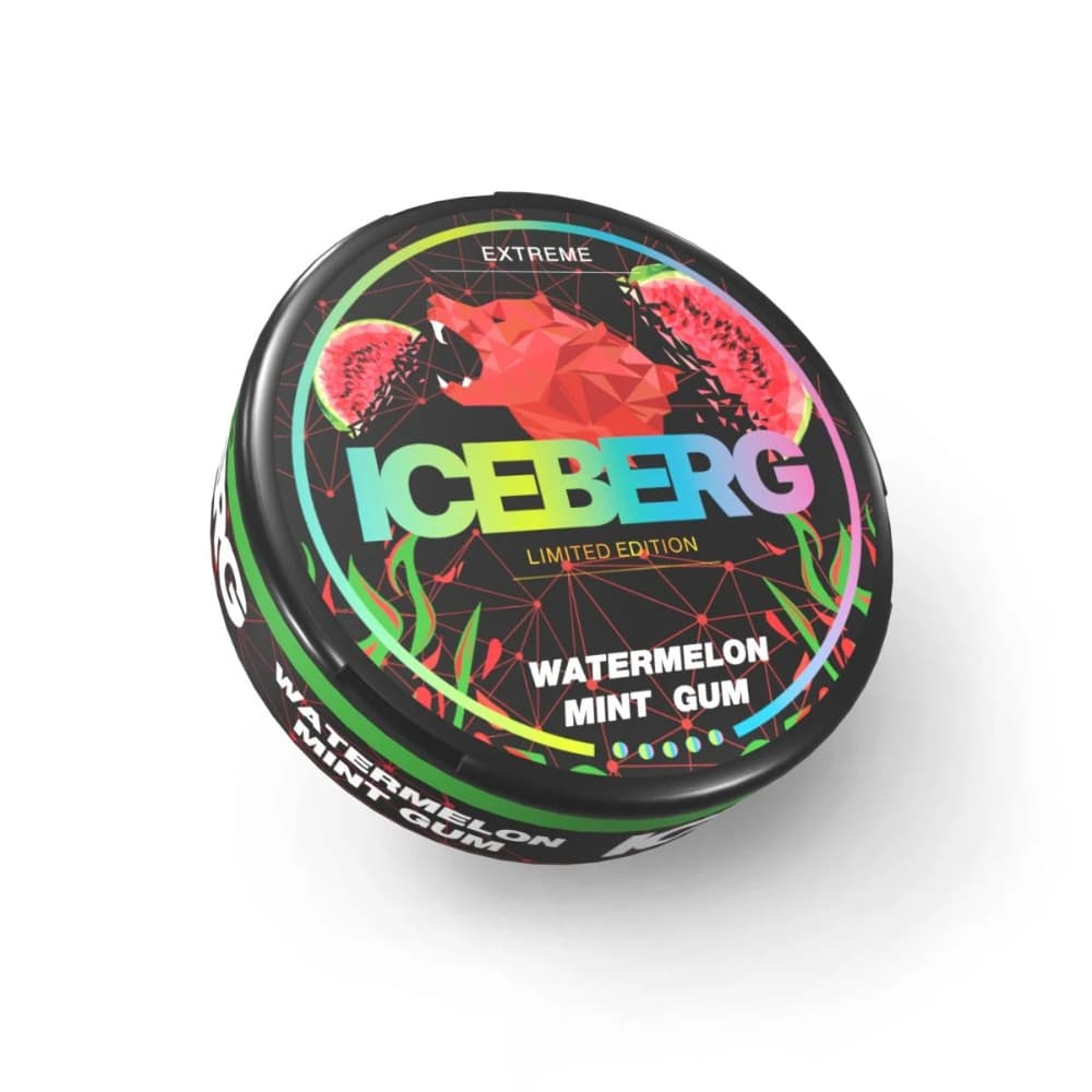  Watermelon Mint Gum Iceberg Nicotine Pouches