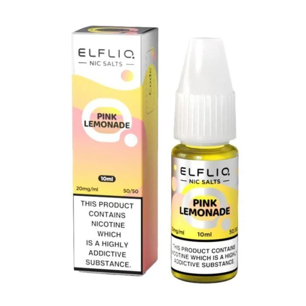  Pink Lemonade / 10mg Elf Bar Elfliq Nic Salt E-Liquids 10ml