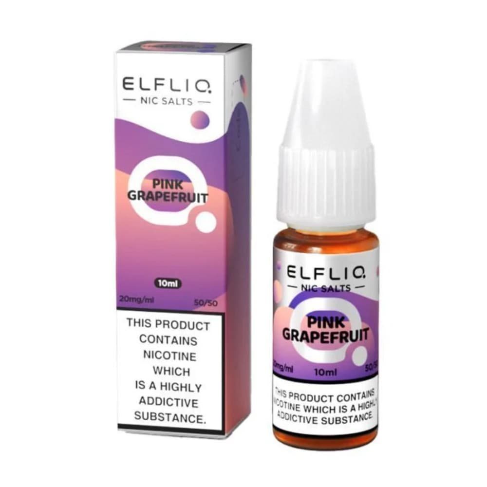  Pink Grapefruit / 20mg Elf Bar Elfliq Nic Salt E-Liquids 10ml