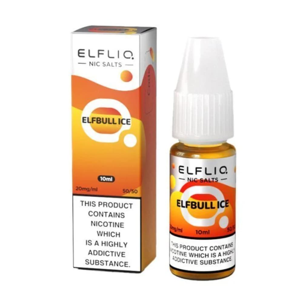  Elfbull Ice / 20mg Elf Bar Elfliq Nic Salt E-Liquids 10ml