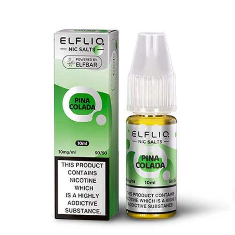  Pina Colada / 20mg Elf Bar Elfliq Nic Salt E-Liquids 10ml