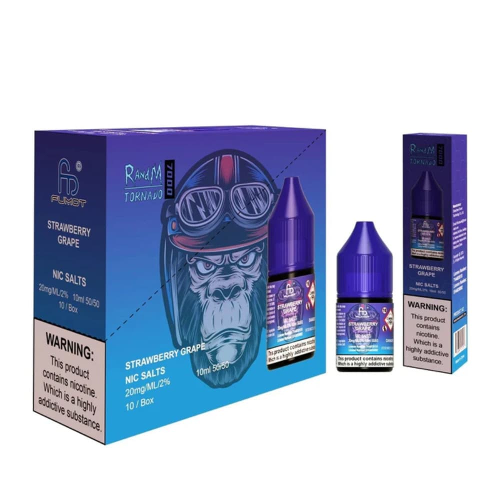  Strawberry Grape RandM 7000 Nic Salts E-Liquids 10ml