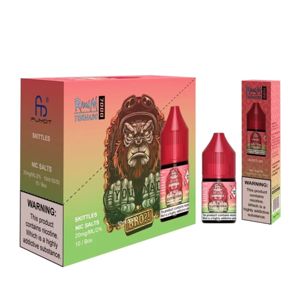  Skittles RandM 7000 Nic Salts E-Liquids 10ml