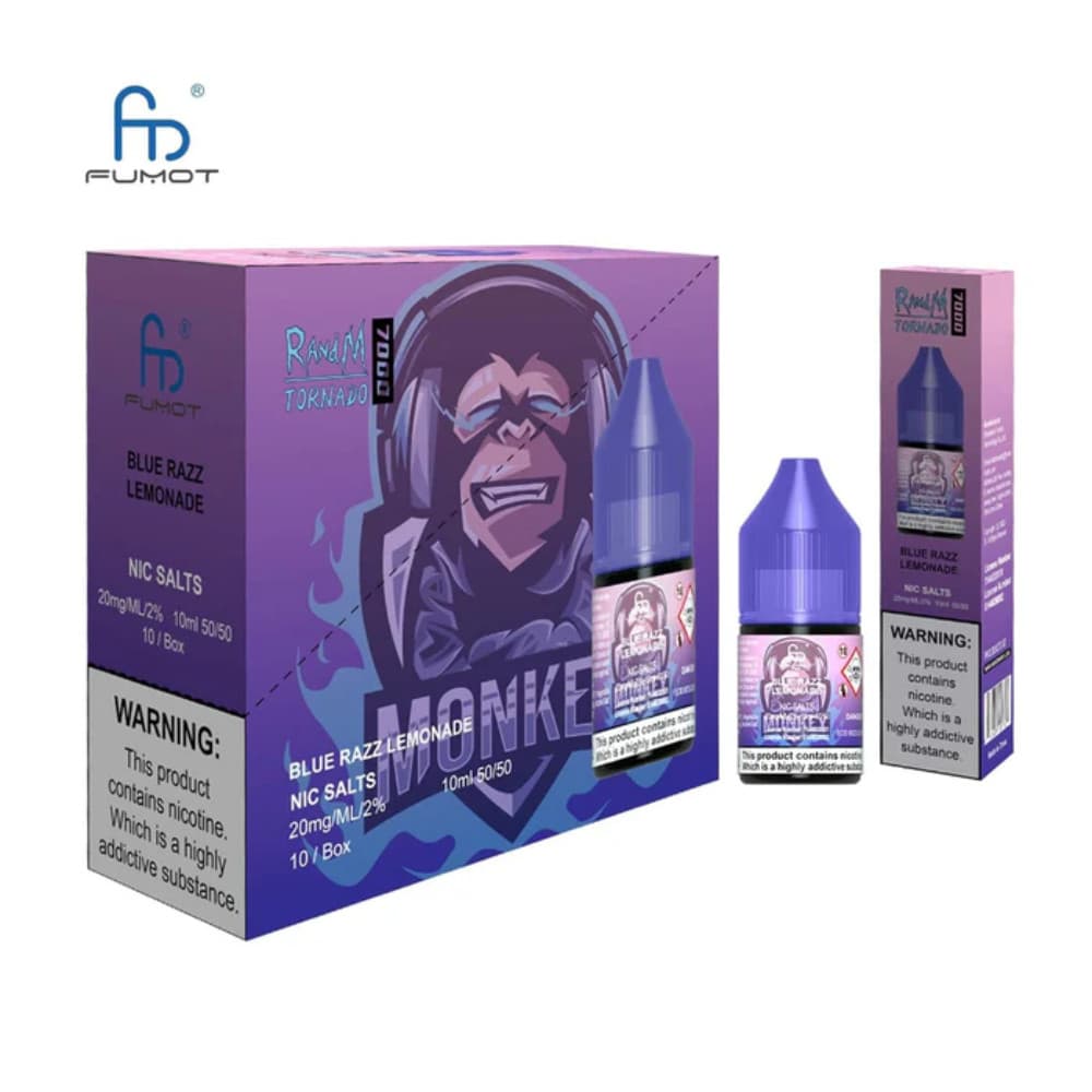  Blue Razz Lemonade RandM 7000 Nic Salts E-Liquids 10ml