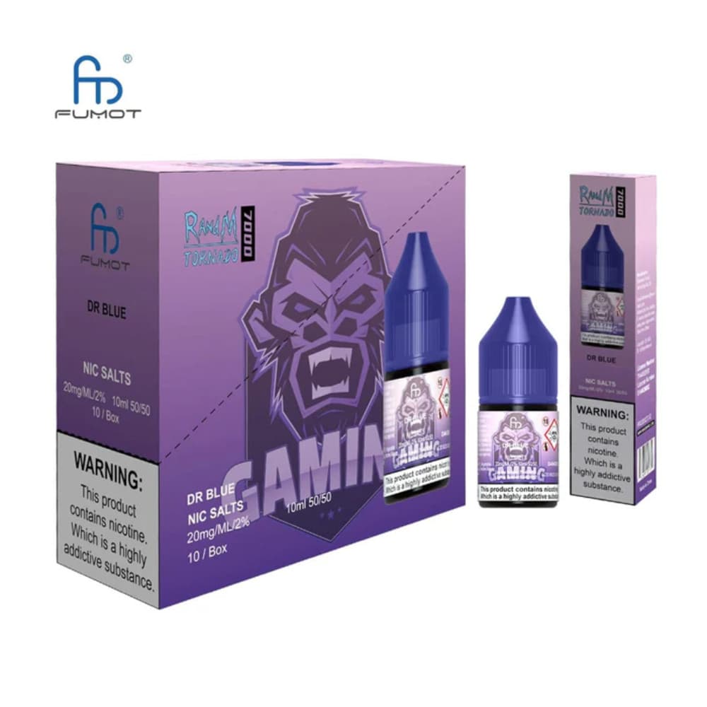 Dr Blue RandM 7000 Nic Salts E-Liquids 10ml