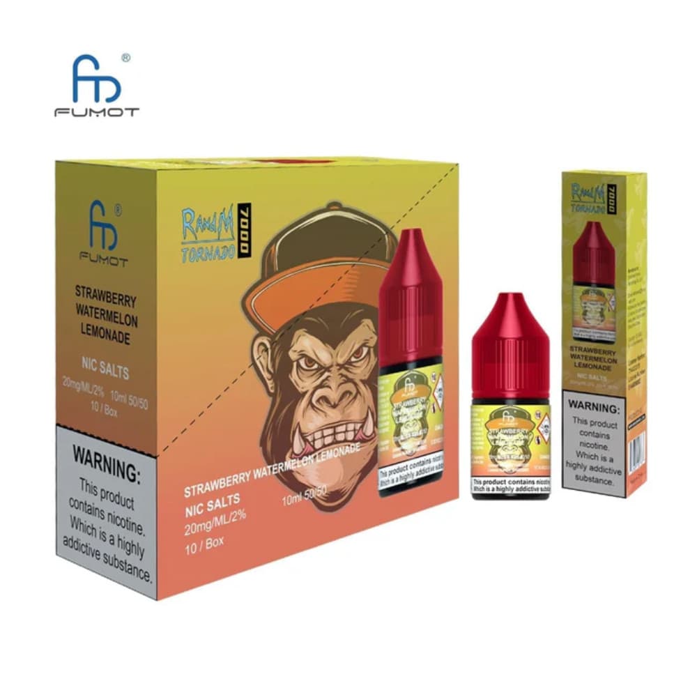  Strawberry Watermelon Lemonade RandM 7000 Nic Salts E-Liquids 10ml