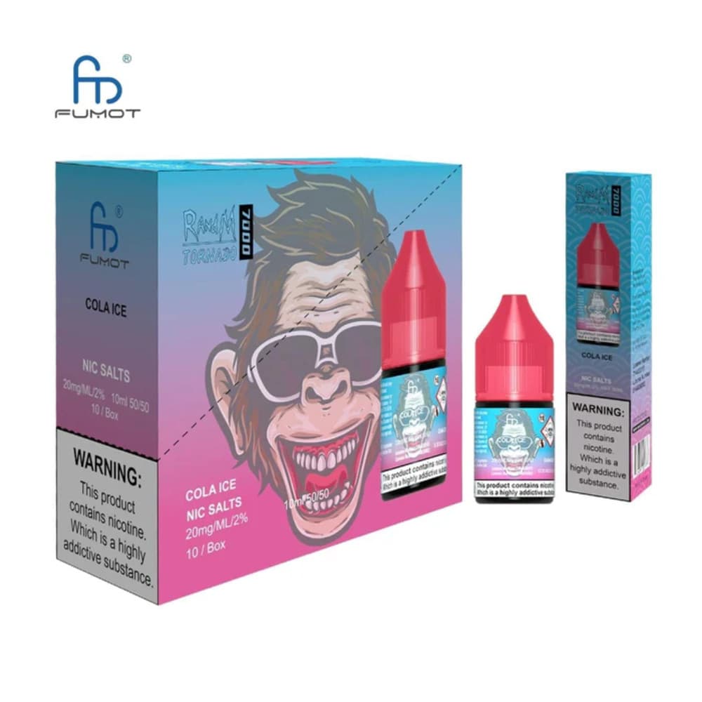  Cola Ice RandM 7000 Nic Salts E-Liquids 10ml