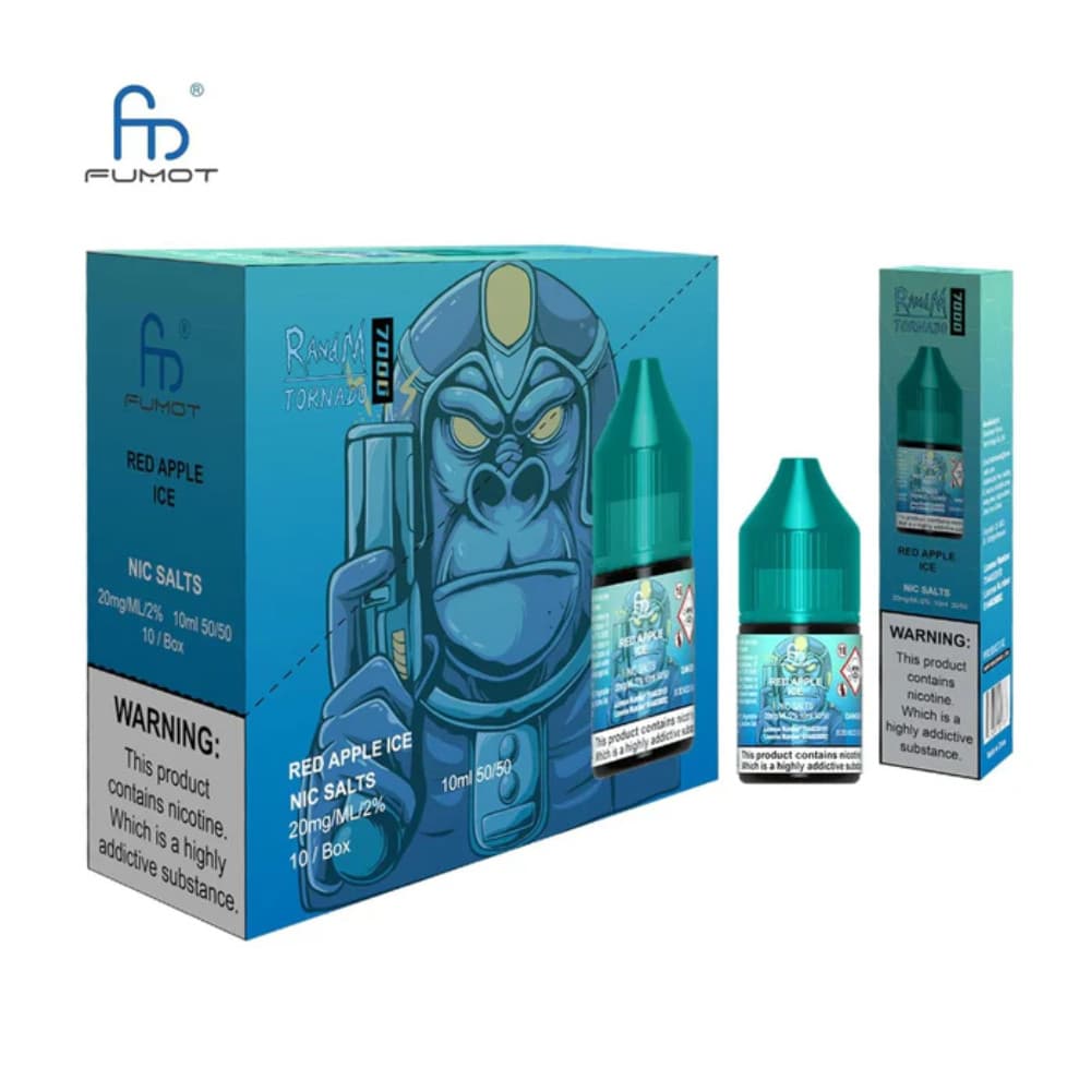  Red Apple Ice RandM 7000 Nic Salts E-Liquids 10ml