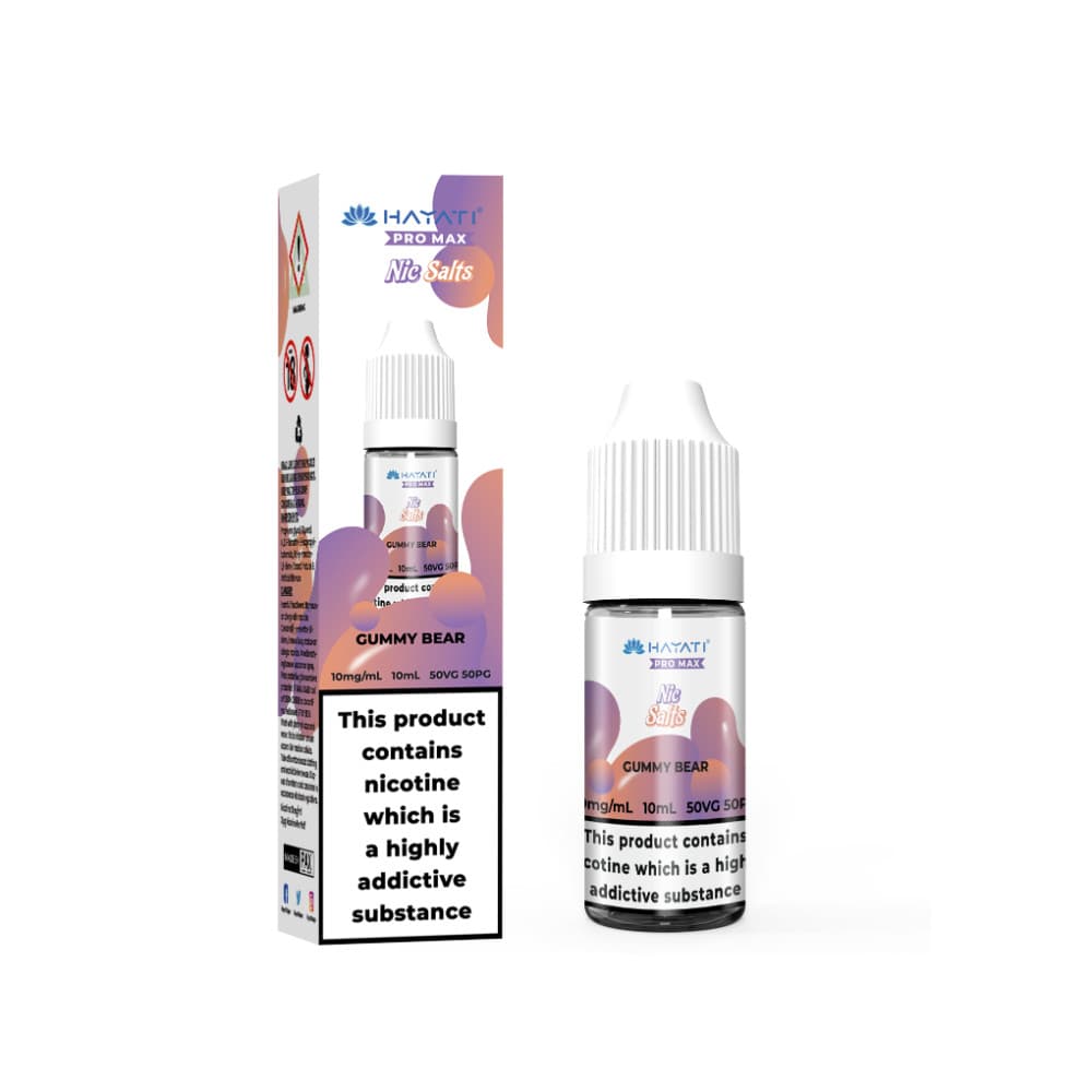  Gummy Bear / 10mg Hayati Pro Max Nic Salts E-Liquids 10ml