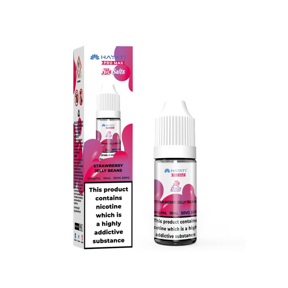 Strawberry Jelly Beans / 20mg Hayati Pro Max Nic Salts E-Liquids 10ml