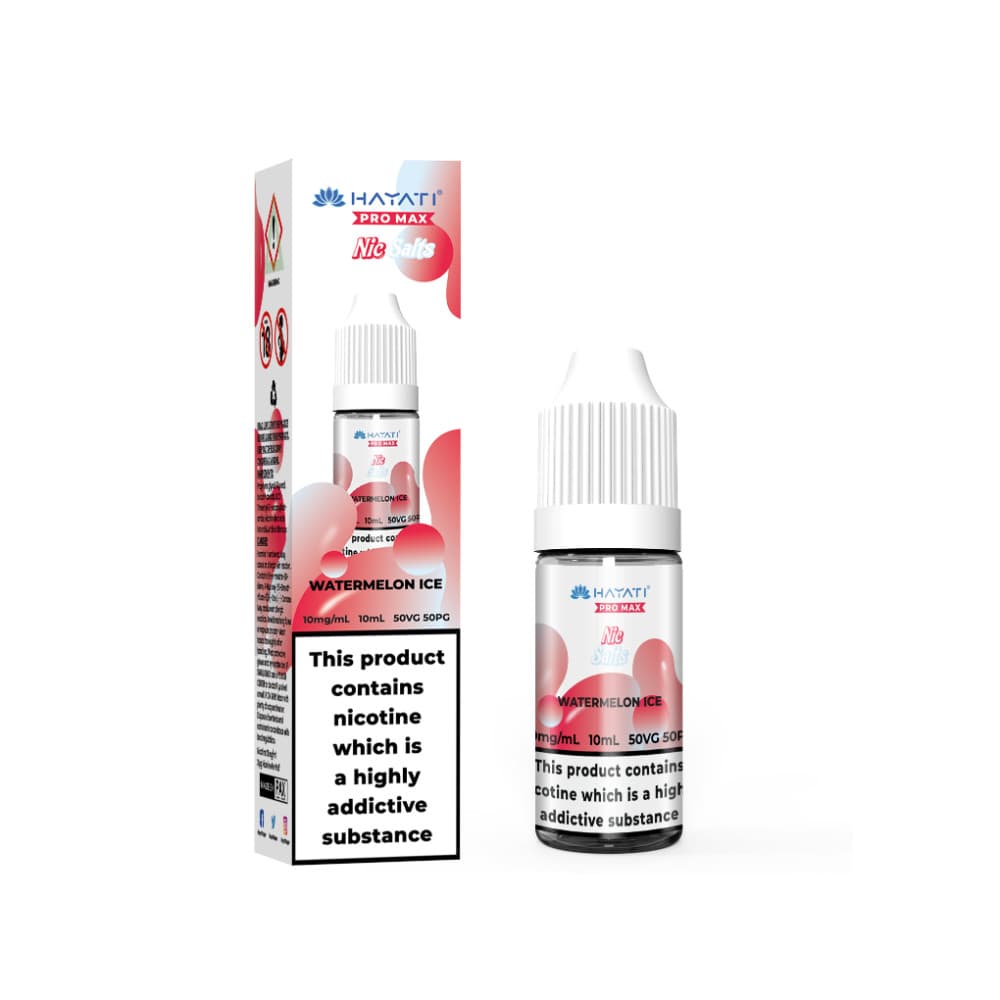  Watermelon Ice / 20mg Hayati Pro Max Nic Salts E-Liquids 10ml